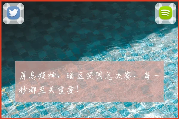 屏息凝神，暗区突围总决赛，每一秒都至关重要！