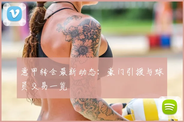 意甲转会最新动态:豪门引援与球员交易一览